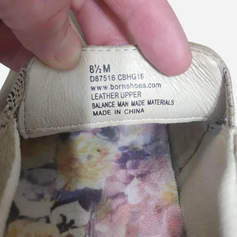 Born suede slip-on loafer shoes Size 8.5